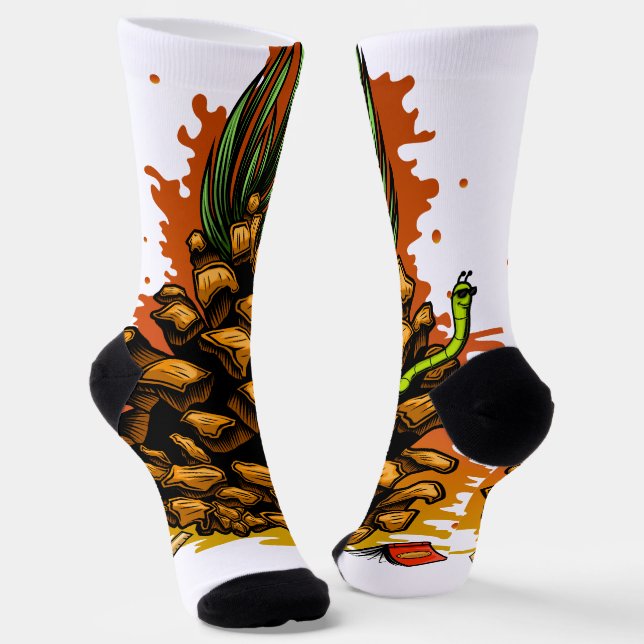 PineApple Socks (Angled)