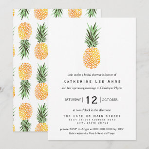 Pineapple Southern Bridal Shower Invitation