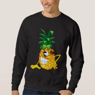 Pineapple Sunglasses Aloha Beaches Hawaiian Hawaii Sweatshirt