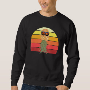 Pineapple Sunglasses Retro Aloha Beach Hawaii Sweatshirt