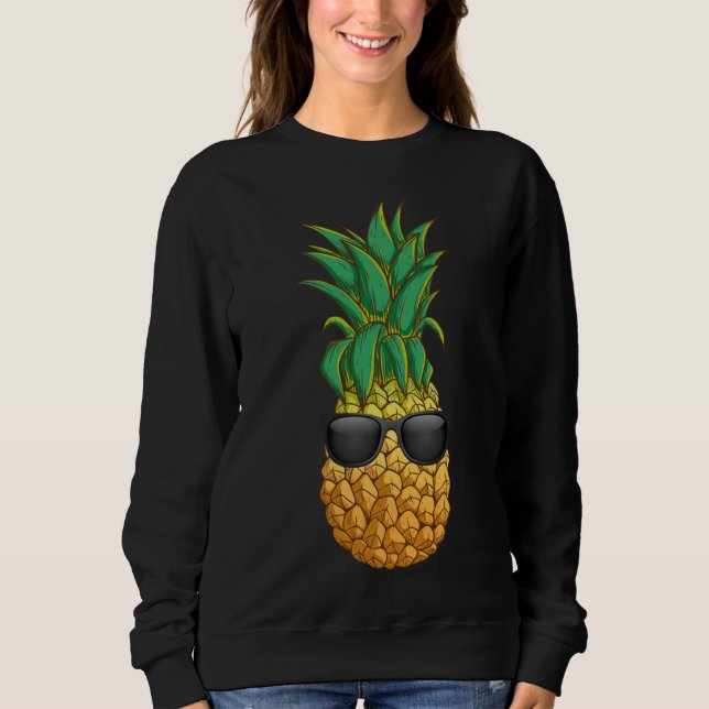 Pineapple Sunglasses Summer Aloha Hawaii Sweatshirt (Front)