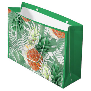 Pineapple, sweet couple, fruit large gift bag
