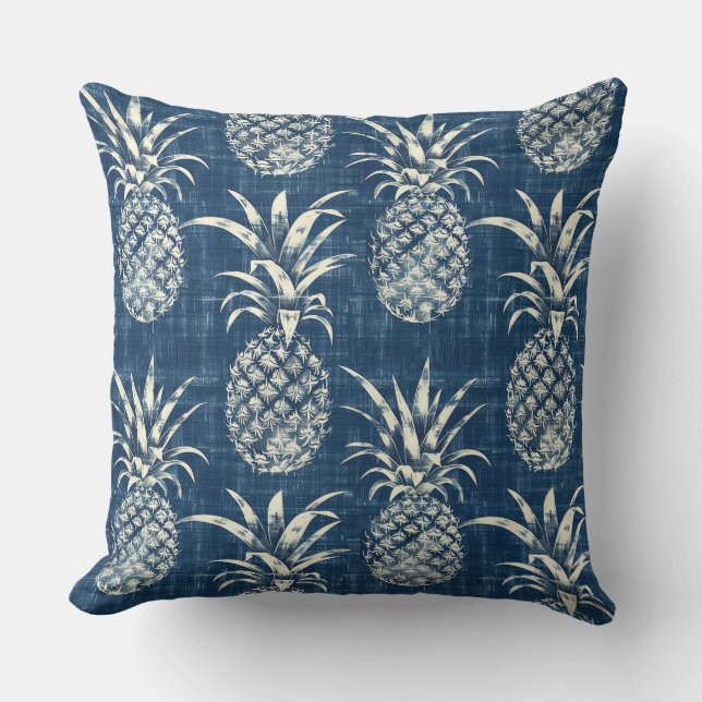 Pineapple Throw Pillow (Front)