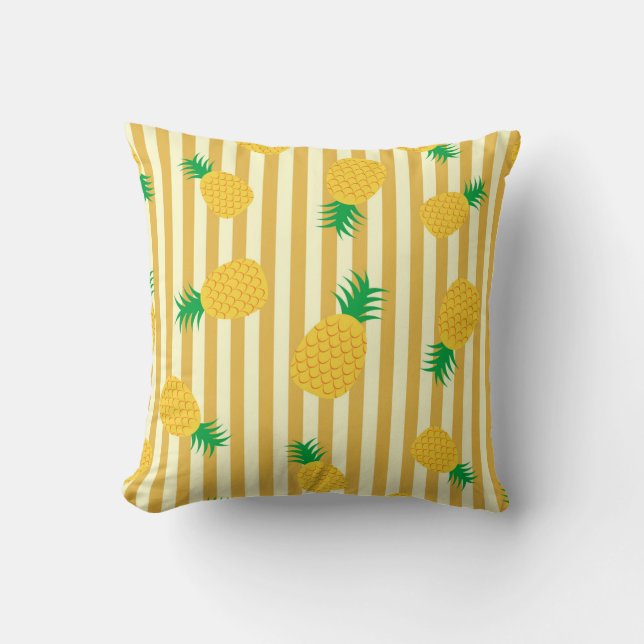 Pineapple Throw Pillow (Front)