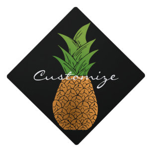 pineapple Thunder_Cove Graduation Cap Topper