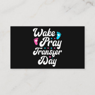 Pineapple Transfer Day IVF Embabies Wake Pray Tran Business Card