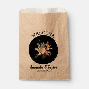 Pineapple Tropical Floral Favour Bag