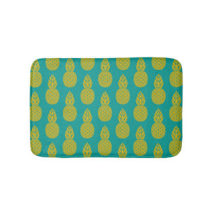 Pineapple Tropical Fruit Bath Mat