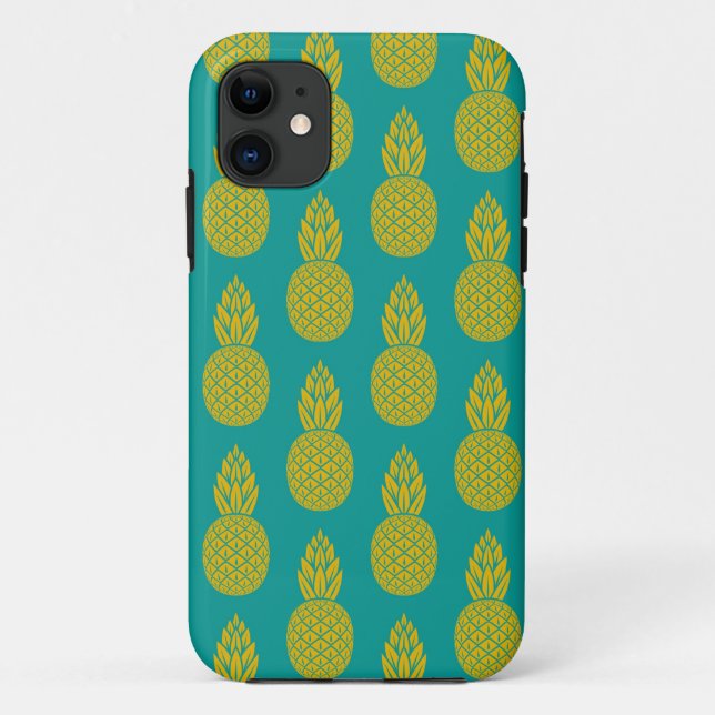 Pineapple Tropical Fruit Case-Mate iPhone Case (Back)
