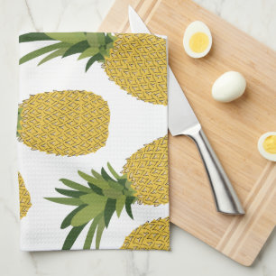Pineapple Tropical Fruit Pattern Kitchen Towel