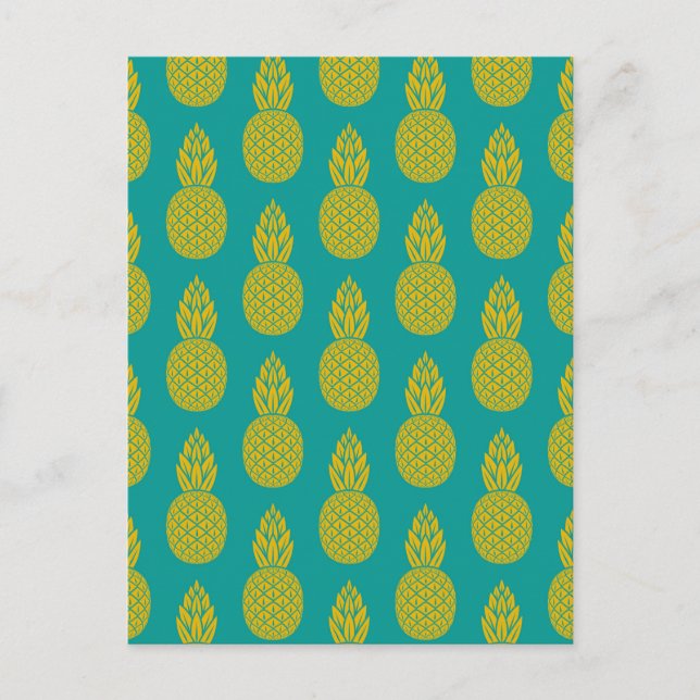 Pineapple Tropical Fruit Postcard (Front)
