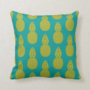 Pineapple Tropical Fruit Throw Pillow