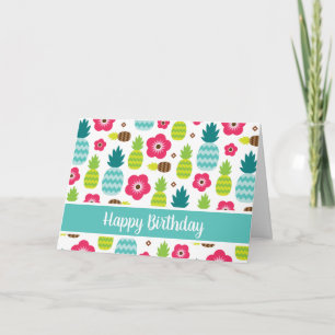 Pineapple Tropical Summer Card