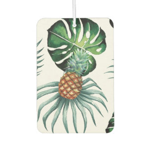 Pineapple Tropical Watercolor Jungle Palm Pattern Air Freshener
