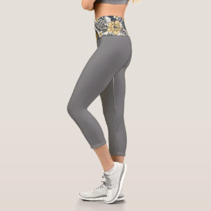 Pineapple Tropics Capri Leggings