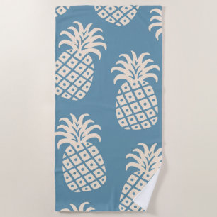 Pineapple Twist Tropical Design Beach Towel