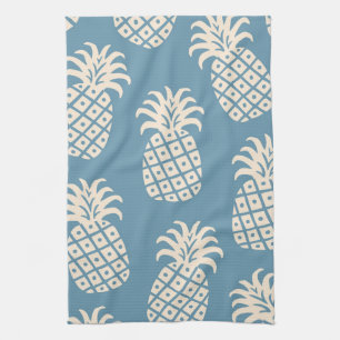 Pineapple Twist Tropical Design Kitchen Towel