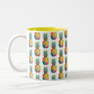 Pineapple Two-Tone Coffee Mug