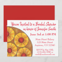 Pineapple Upside Down Cake Bridal Shower Party