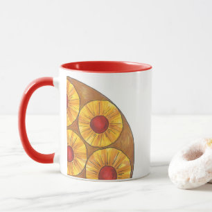 Pineapple Upside Down Cake Cherry Foodie Mug