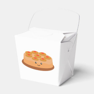Pineapple Upside Down Cake Favor Box