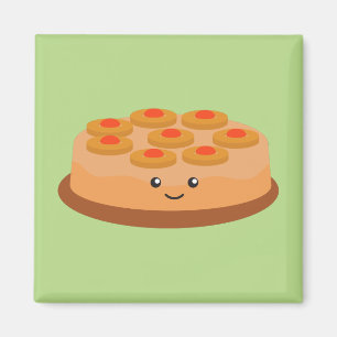 Pineapple Upside Down Cake Magnet