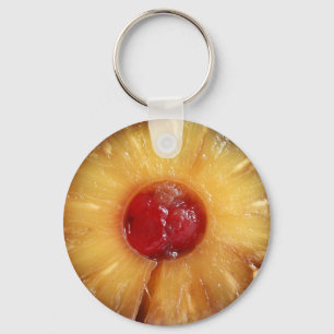Pineapple Upside Down Cake Pineapple Keychain