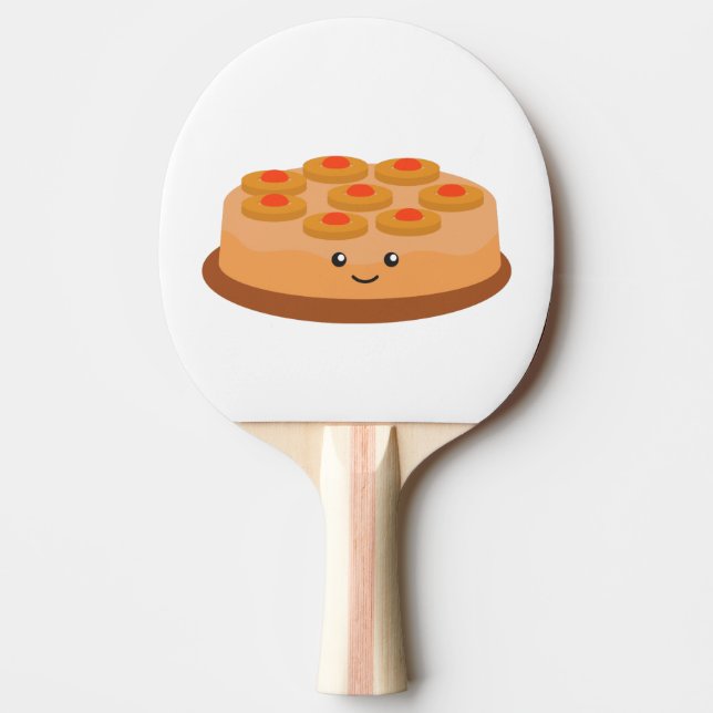Pineapple Upside Down Cake Ping Pong Paddle (Front)