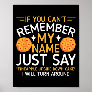 Pineapple Upside Down Cake Poster