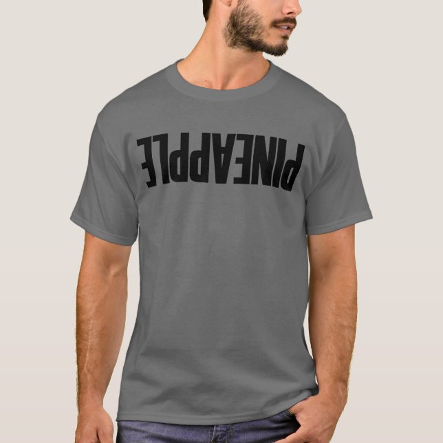 Pineapple Upside Down Pineapple Swinger Party T-Shirt (Front)