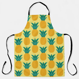 Pineapple Vintage: Fruitful Pattern Delight. Apron