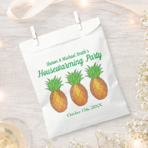 Pineapple Welcome Open House Housewarming Party Favour Bag