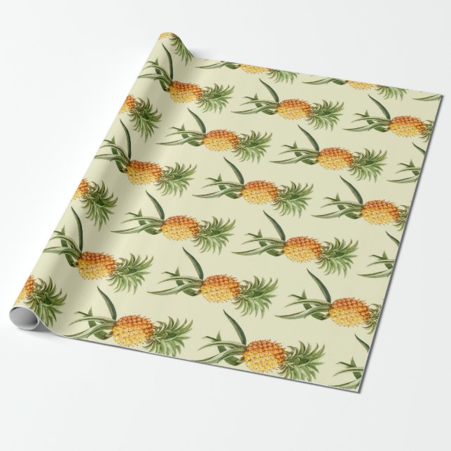 Pineapple Wrapping Paper (Unrolled)