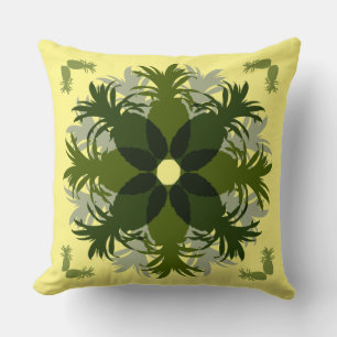 PINEAPPLE WREATH PATTERN THROW PILLOW