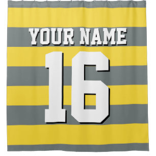Pineapple Yellow Charcoal Sports Jersey Stripe