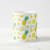 Pineapple Yellow Green Fruit Pattern Modern