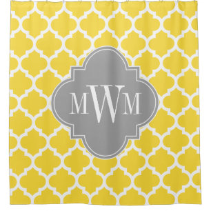 Pineapple Yellow Moroccan #5 Dk Grey 3I Monogram