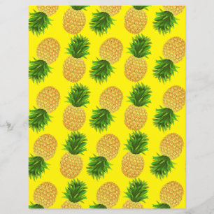 Pineapple Yellow Paper Sheet