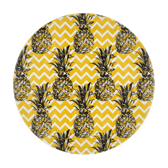Pineapple Zigzags Cutting Board (Front)