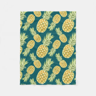Pineapples (2) fleece blanket