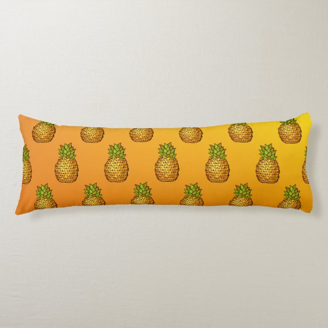 Pineapples Body Pillow (Front)