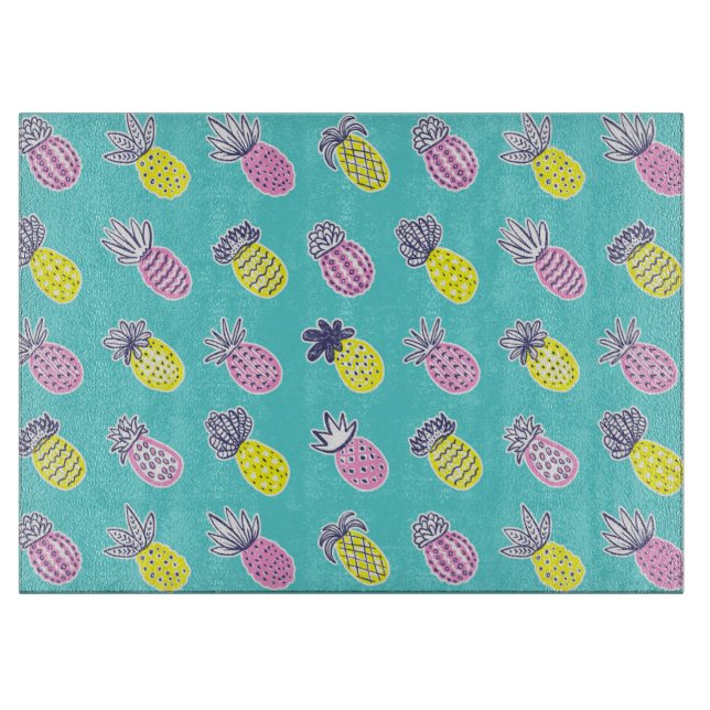 Pineapples Cutting Board (Front)