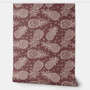Pineapples In Rumours By Behr Wallpaper