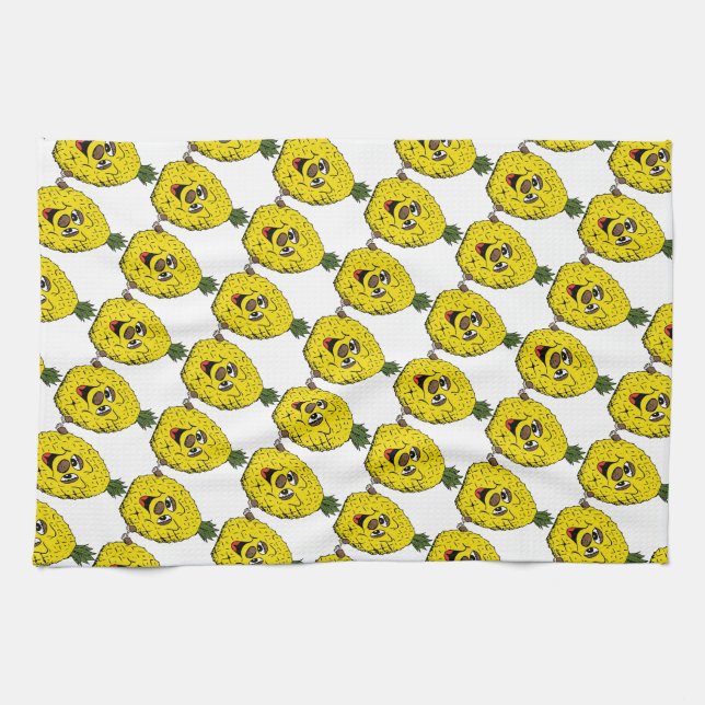 Pineapples Kitchen Towel (Horizontal)
