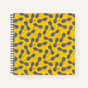 Pineapples On Gold Notebook