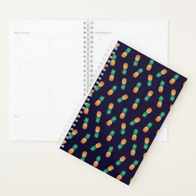 Pineapples On Navy Planner (Display)