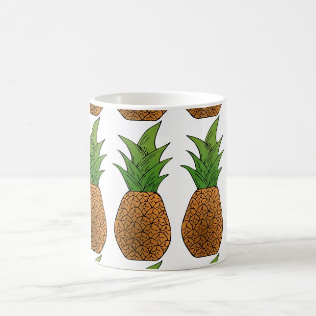 pineapples pattern Thunder_Cove Coffee Mug (Center)