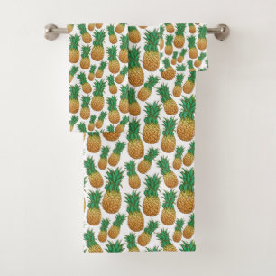 Pineapples Pattern towel set