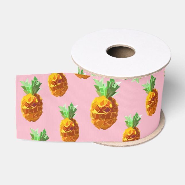 Pineapples Ribbon Grosgrain Ribbon (Spool)