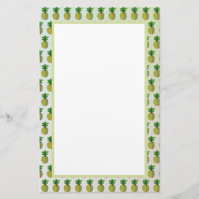 pineapples stationery (Front)